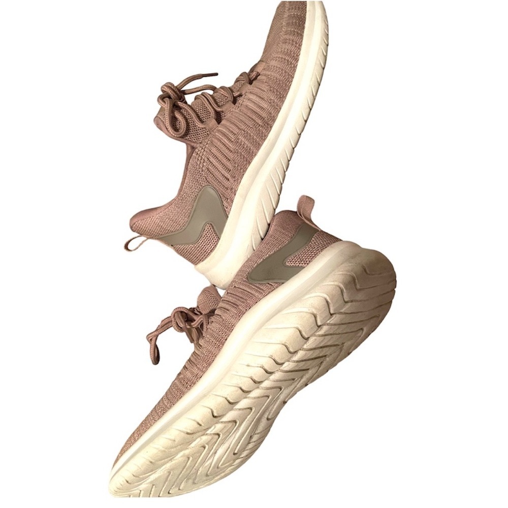 Geers by Dream Seek Pink Knitted Tennis Shoes Sneakers